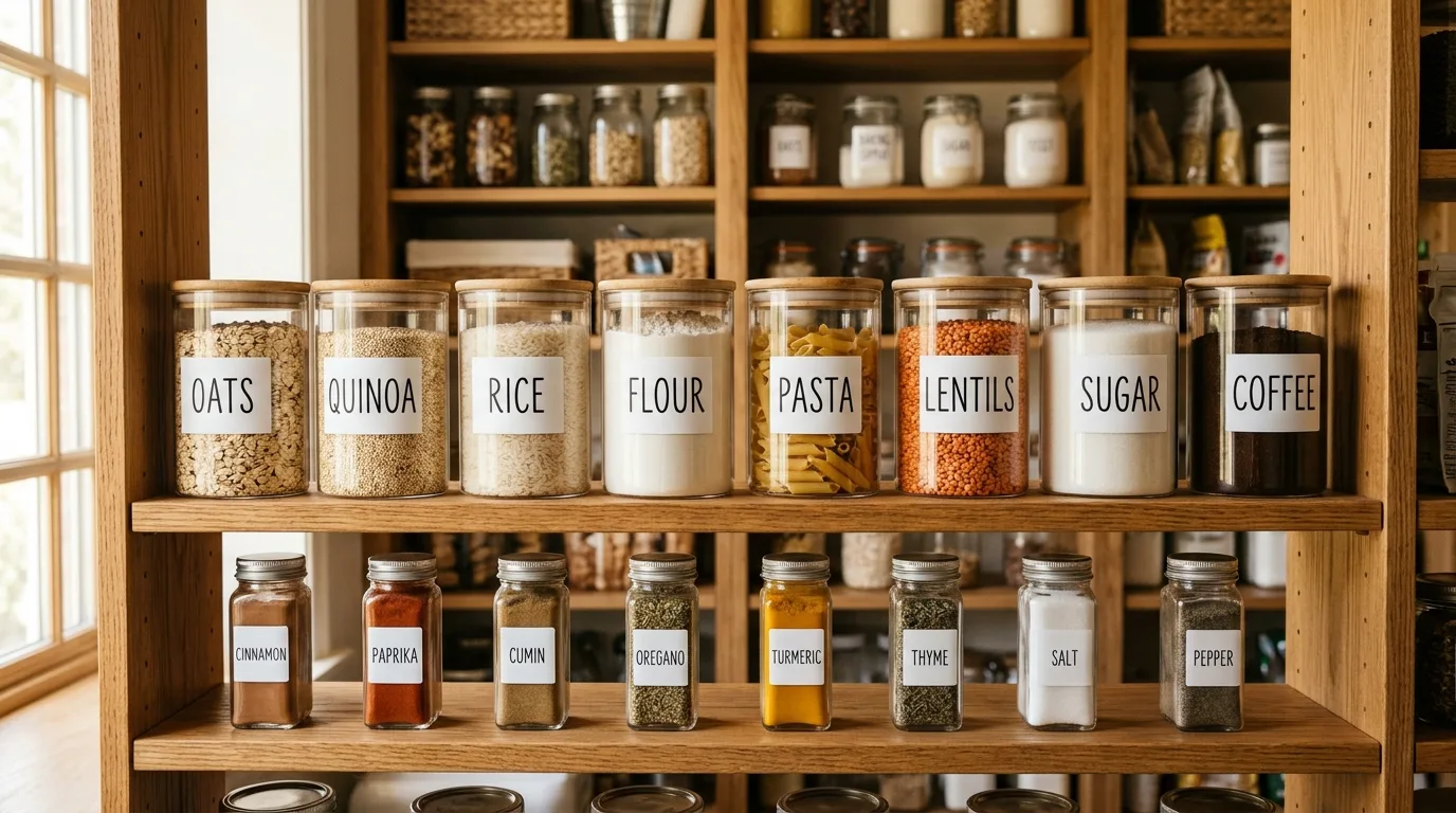 Make labels work for the whole household inspiration for an organized home.